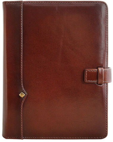 Кожаный ежедневник Дипломат Коричневый — ElitPodarok