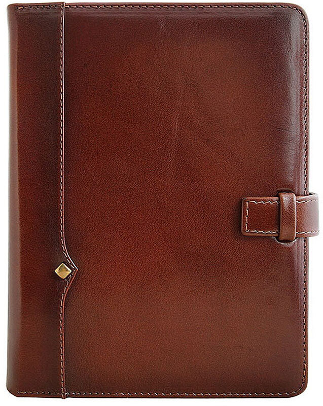 Шкіряний щоденник Дипломат Коричневий фото 1 — ElitPodarok