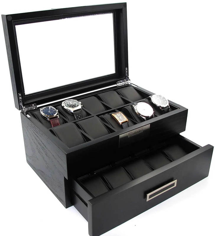 Шкатулка для хранения часов Salvadore WB/2350/20.BL.PU фото 1 — ElitPodarok