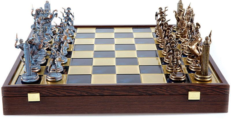 Шахматы Manopoulos «Греческие боги» SK19BBLU фото 1 — ElitPodarok