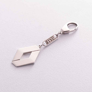 Срібний брелок для машини «Renault / Рено» 9008.1 — ElitPodarok