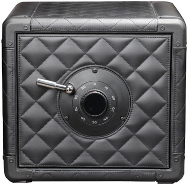 Шкатулка-Сейф Salvadore для подзавода 4 часов Leather-BL Safe — ElitPodarok
