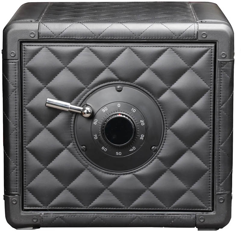 Шкатулка-Сейф Salvadore для подзавода 4 часов Leather-BL Safe фото 1 — ElitPodarok