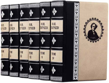 Библиотека в коже «Ф.И. Тютчев» — ElitPodarok