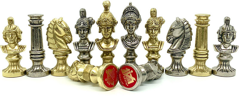 Шахові фігурки Italfama Busto Romano 27M фото 1 — ElitPodarok