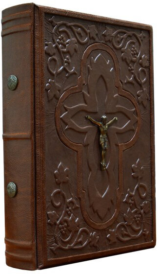 Книга «Библия» в кожаном переплете — ElitPodarok