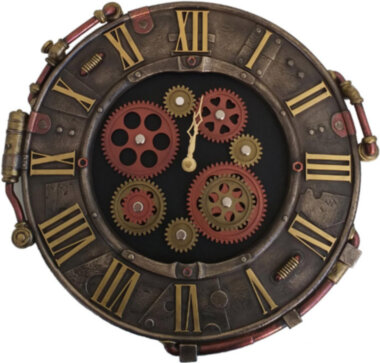 Настенные часы в современном стиле Стимпанк от Italfama SR77228  — ElitPodarok