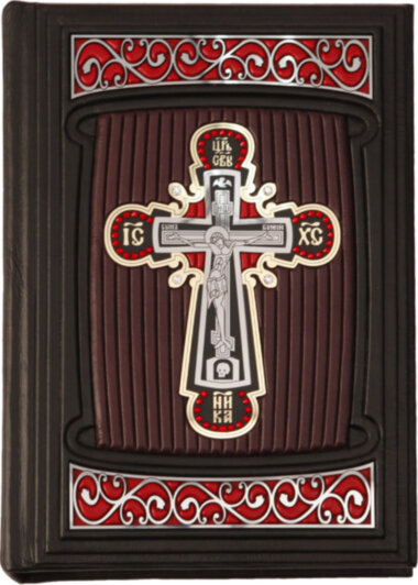 Книга в шкірі «Біблія Swarovski» — ElitPodarok