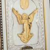 Икона посеребренная и позолоченная подарочная «Ангел Хранитель» фото 4 — ElitPodarok