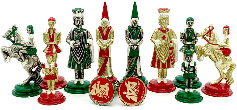 Шахматные фигурки Italfama Camelot Medio 19-50 фото 1 — ElitPodarok