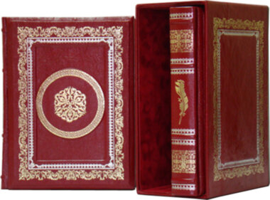 Книга в шкірі «Ахматова і Блок» подарункове видання в 2х томах в футлярі — ElitPodarok