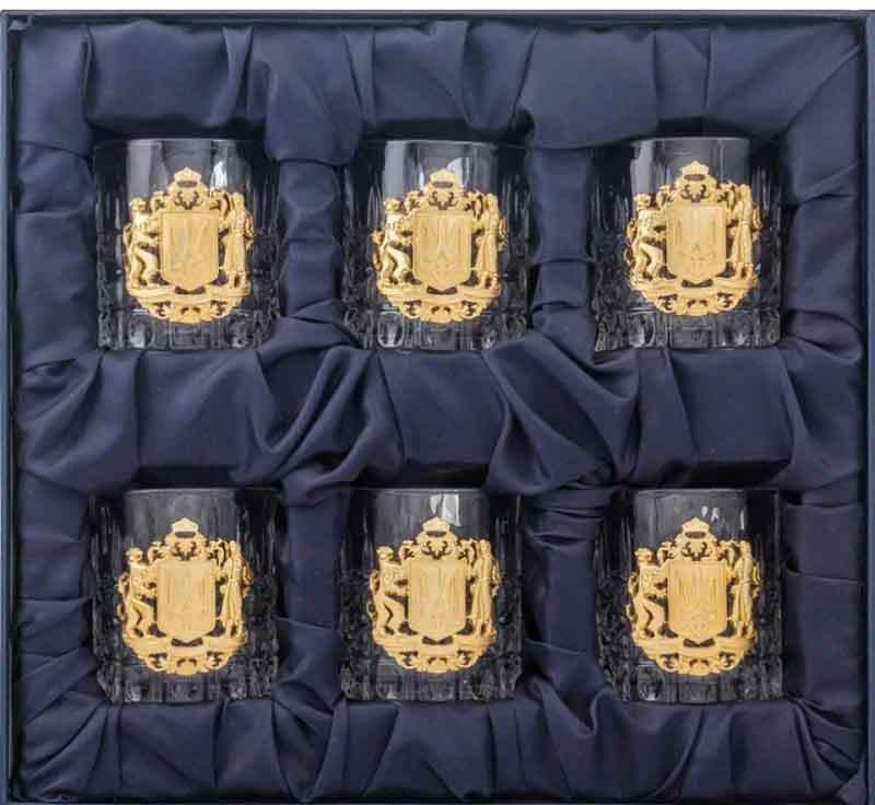 Подарунковий набір келихів «Україна» фото 1 — ElitPodarok