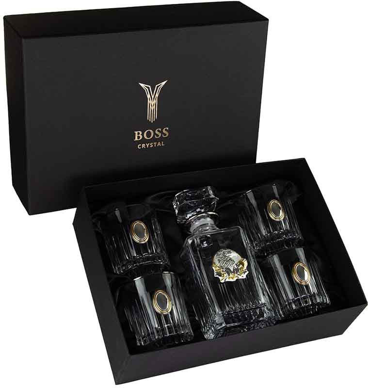 Набор для водки «Генеральский» с чарками 5 предметов фото 1 — ElitPodarok