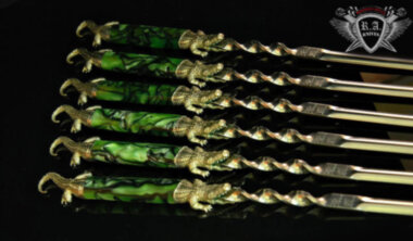 Подарунковий набір шампурів «Алігатор» — ElitPodarok