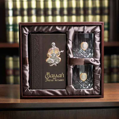 Подарунковий набір келихів «Мамай чи Перші козаки» — ElitPodarok