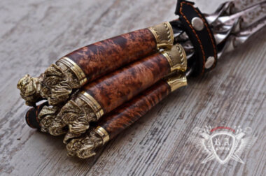 Авторський набір шампурів «Мастиф» — ElitPodarok