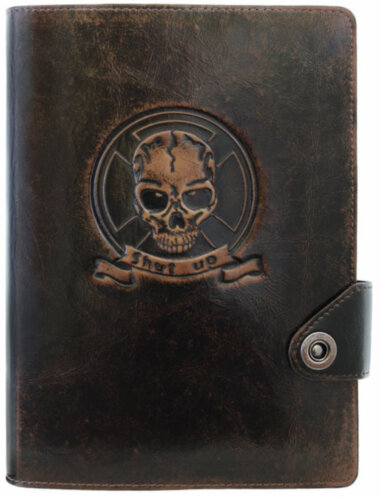 Кожаный ежедневник Оптимус Коричневый — ElitPodarok