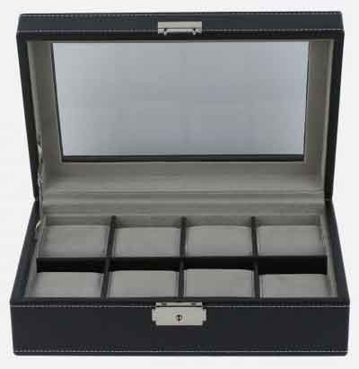 Шкатулка для хранения часов Salvadore PB/3361/8.BL фото 1 — ElitPodarok