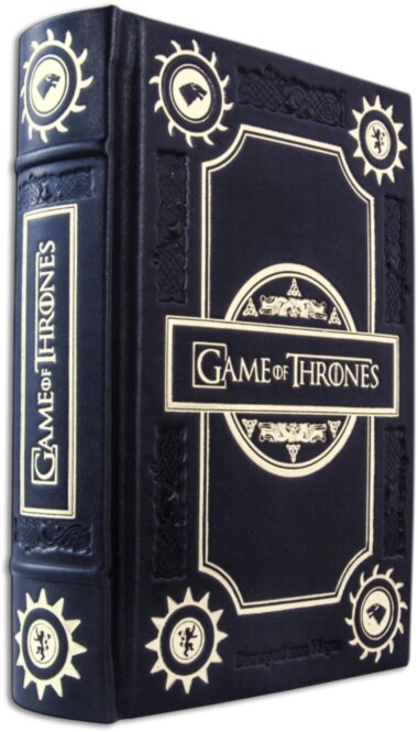 Книга «Гри престолів» у шкіряній обкладинці — ElitPodarok