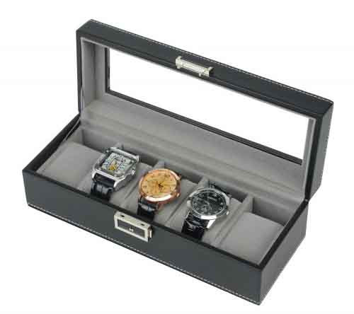 Шкатулка для хранения часов Salvadore PB/1679/5.BL фото 1 — ElitPodarok