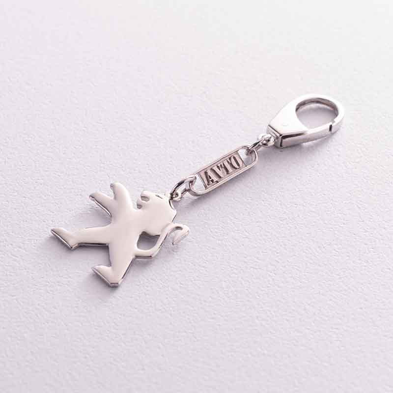 Серебряный брелок для машины «Peugeot / Пежо» 9011.1 фото 1 — ElitPodarok