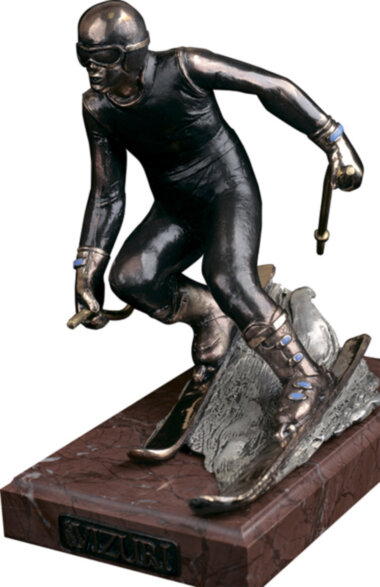 Скульптура «Гірськолижник» — ElitPodarok