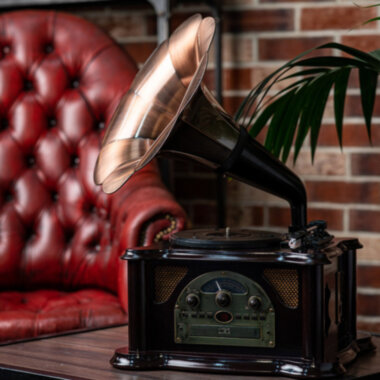 Граммофон «Синатра» вишня от DAKLIN — ElitPodarok