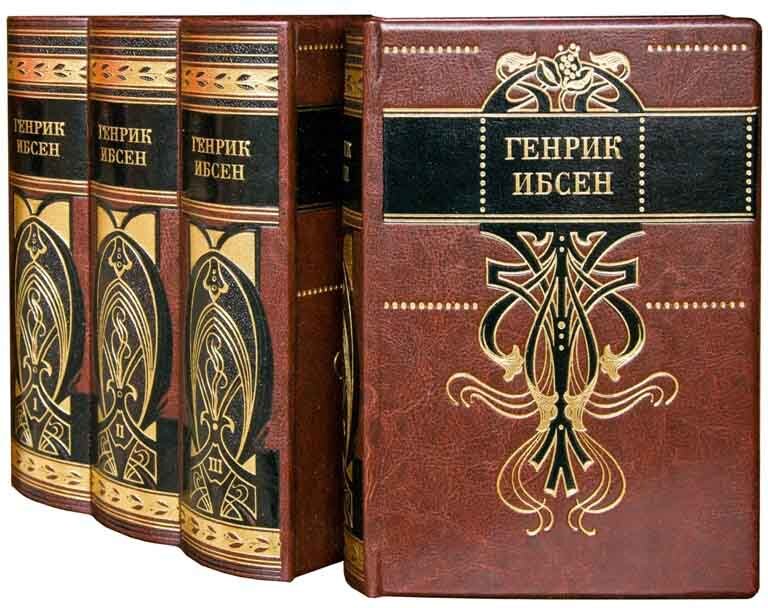Шкіряна книга Генрік Ібсен «Зібрання творів» фото 1 — ElitPodarok
