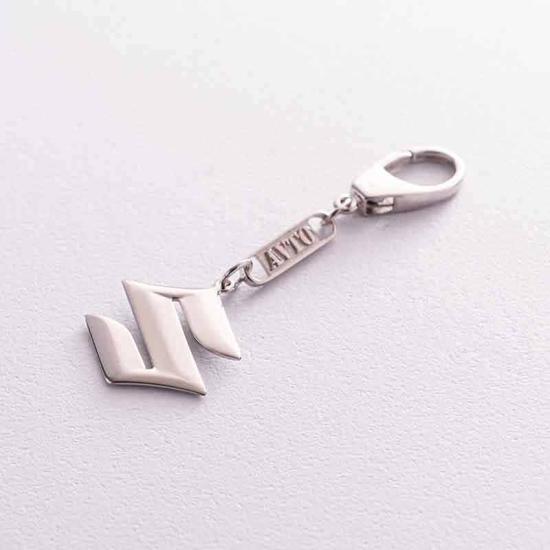 Серебряный брелок для машины «Suzuki / Сузуки» 9009.1 фото 1 — ElitPodarok