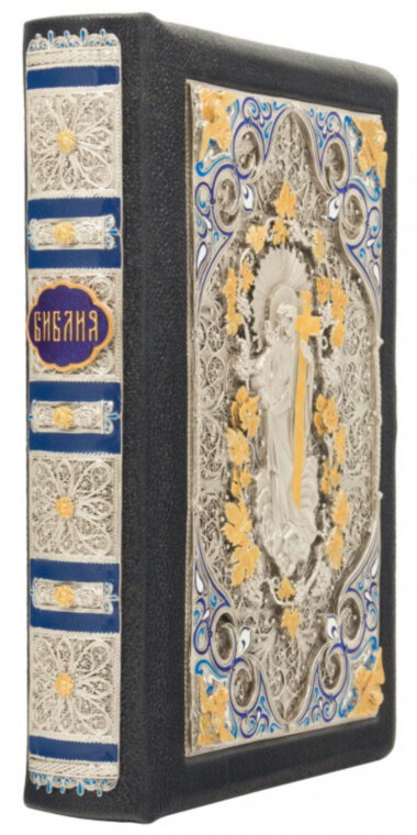Книга «Біблія» у шкіряній обкладинці — ElitPodarok