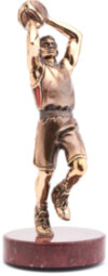 Скульптура «Баскетболист» фото 1 — ElitPodarok