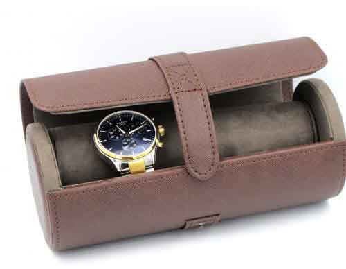 Шкатулка для хранения часов Salvadore PB/3502/3.DBR фото 1 — ElitPodarok