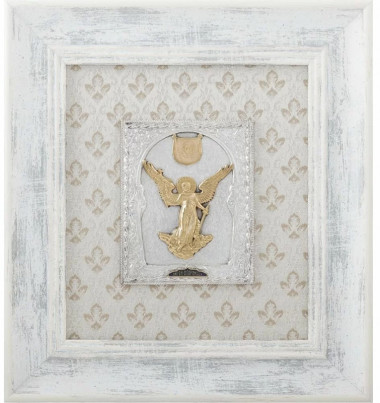 Икона «Ангел Хранитель» отделка серебро — ElitPodarok