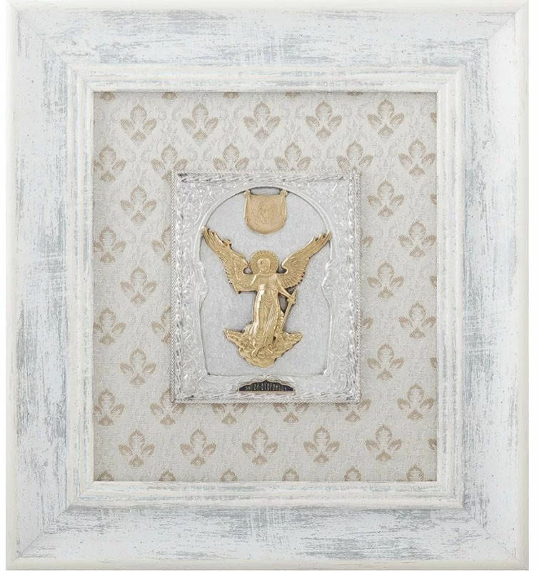 Ікона «Янгол Охоронець» оздоблення срібло фото 1 — ElitPodarok