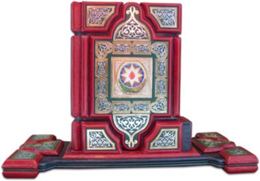 Книга «История Азербайджана» в кожаном переплете — ElitPodarok