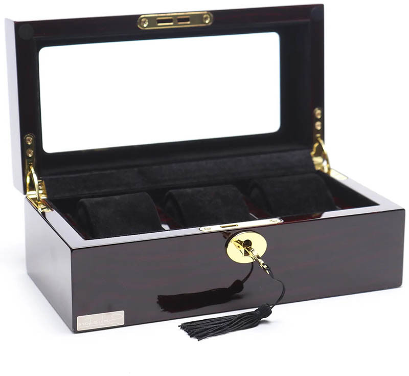 Шкатулка для хранения часов Salvadore WB/3085/3.EB фото 1 — ElitPodarok