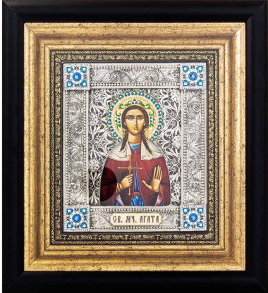 Икона «Святая мученица Агата» &mdash; ElitPodarok