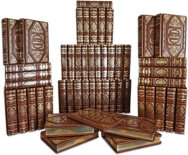 Библиотека детской классики в 50 томах в кожаном переплете фото 1 — ElitPodarok