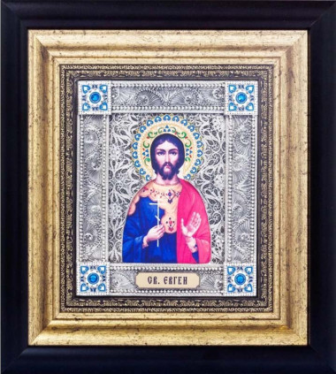 Икона в подарок «Святой Евгений» — ElitPodarok