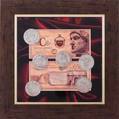 Картина на металле «Имперское сокровище Рима» — ElitPodarok