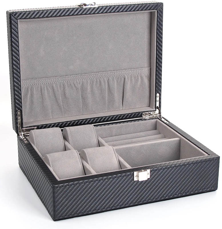 Шкатулка для хранения часов и украшений Salvadore PB/2272/4.CBN фото 1 — ElitPodarok