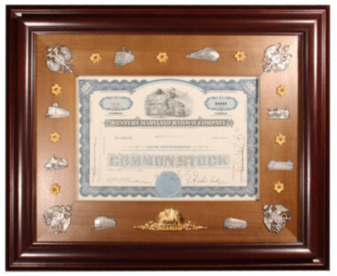 Колаж "Залізниця з облігацією" в асортименті — ElitPodarok