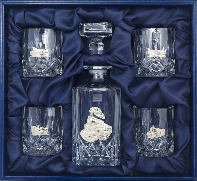 Подарунковий набір «Залізничний» келихи і графин фото 1 — ElitPodarok