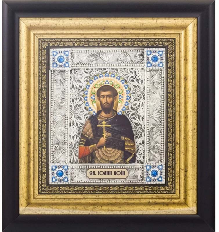 Икона подарочная «Иоанн Воин‎» фото 1 — ElitPodarok