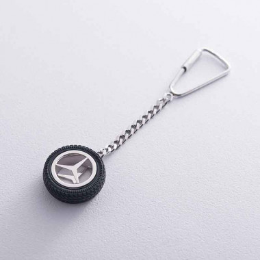 Брелок срібний «Mercedes / Мерседес» 10050 — ElitPodarok