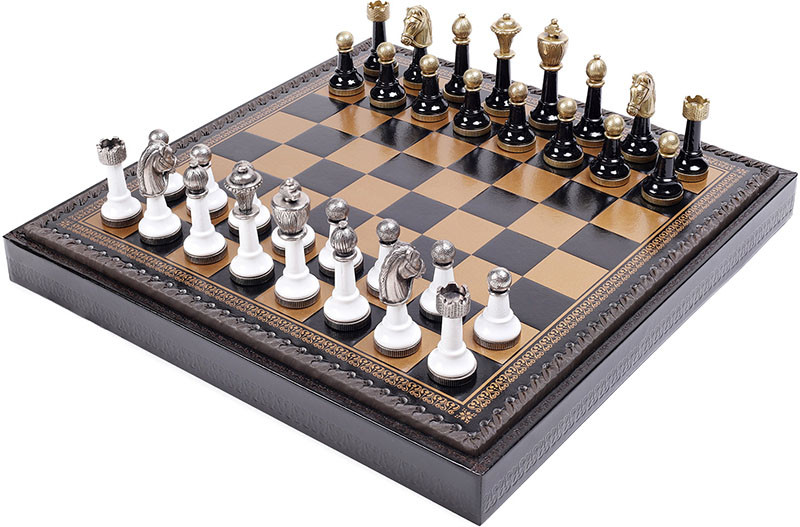 Шахи Italfama Staunton 141BN+219GN фото 1 — ElitPodarok