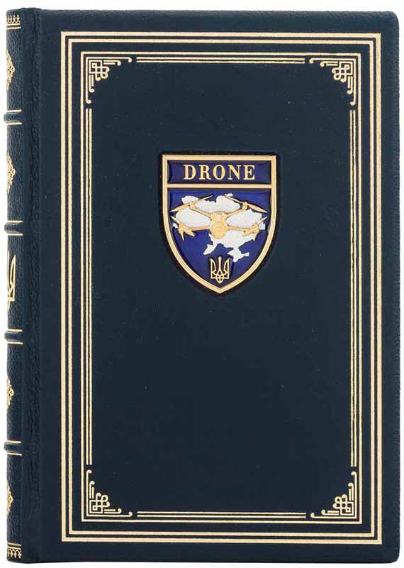 Ежедневник кожаный «DRONE»  фото 1 &mdash; ElitPodarok