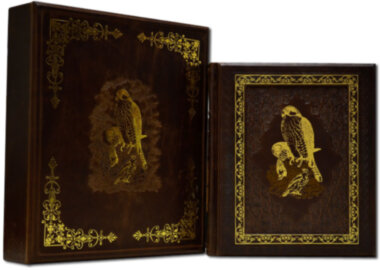 Кожаная книга «Охота» — ElitPodarok