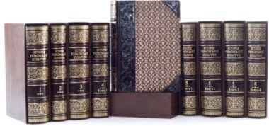 Книга в коже «Історія української культури»І (в 5 томах) — ElitPodarok