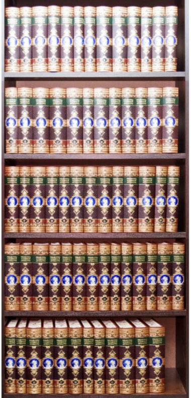 Бібліотека Всесвітньої Літератури у шкірі — ElitPodarok